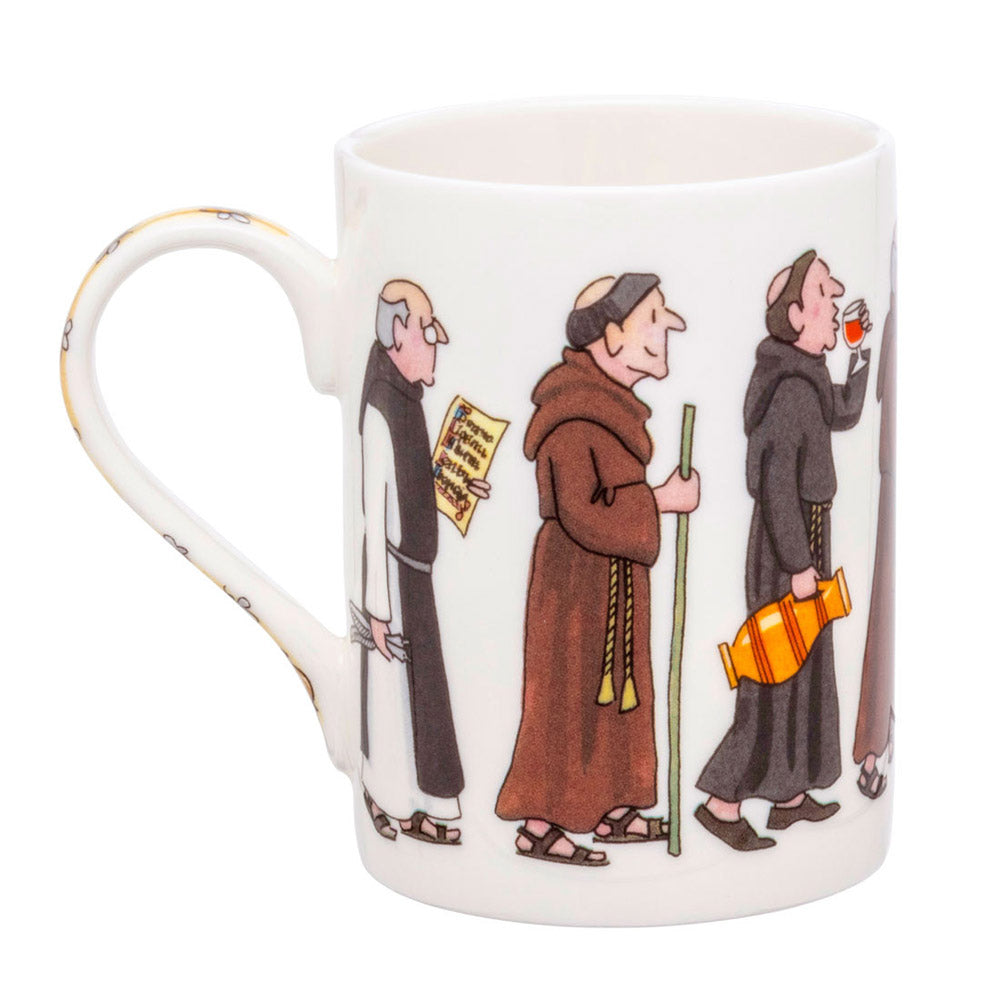 Monks Procession Bone China Mug