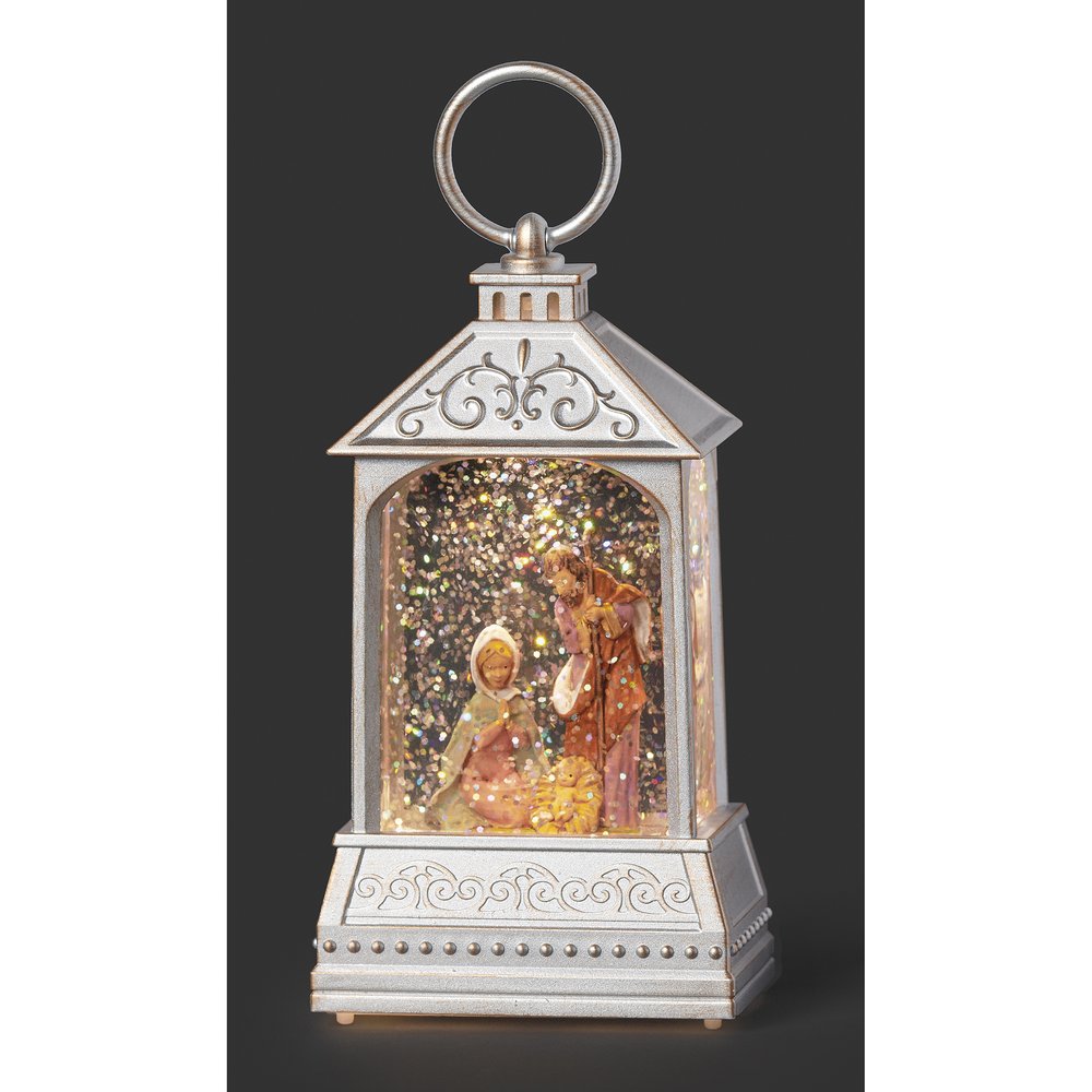Fontanini Nativity LED Glitter Dome Lantern