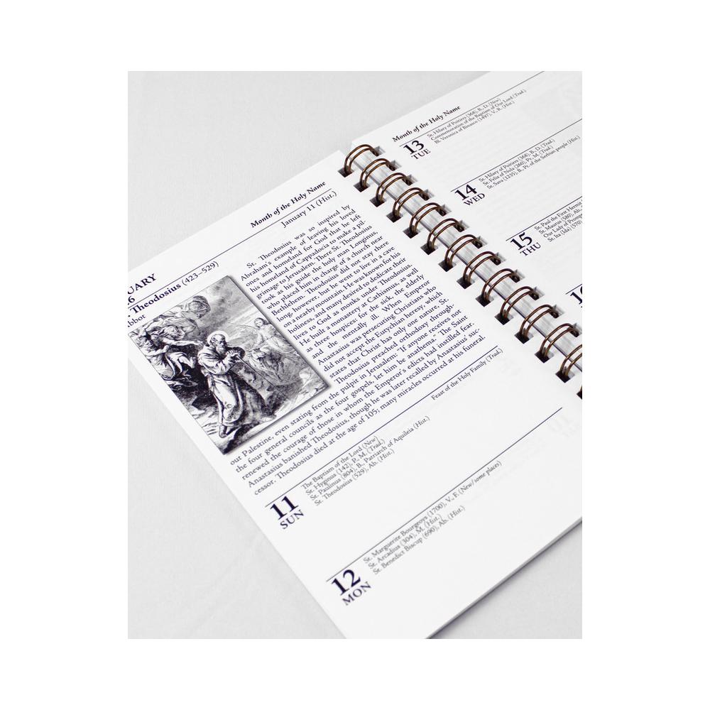 Saints Calendar & 16 Month Planner