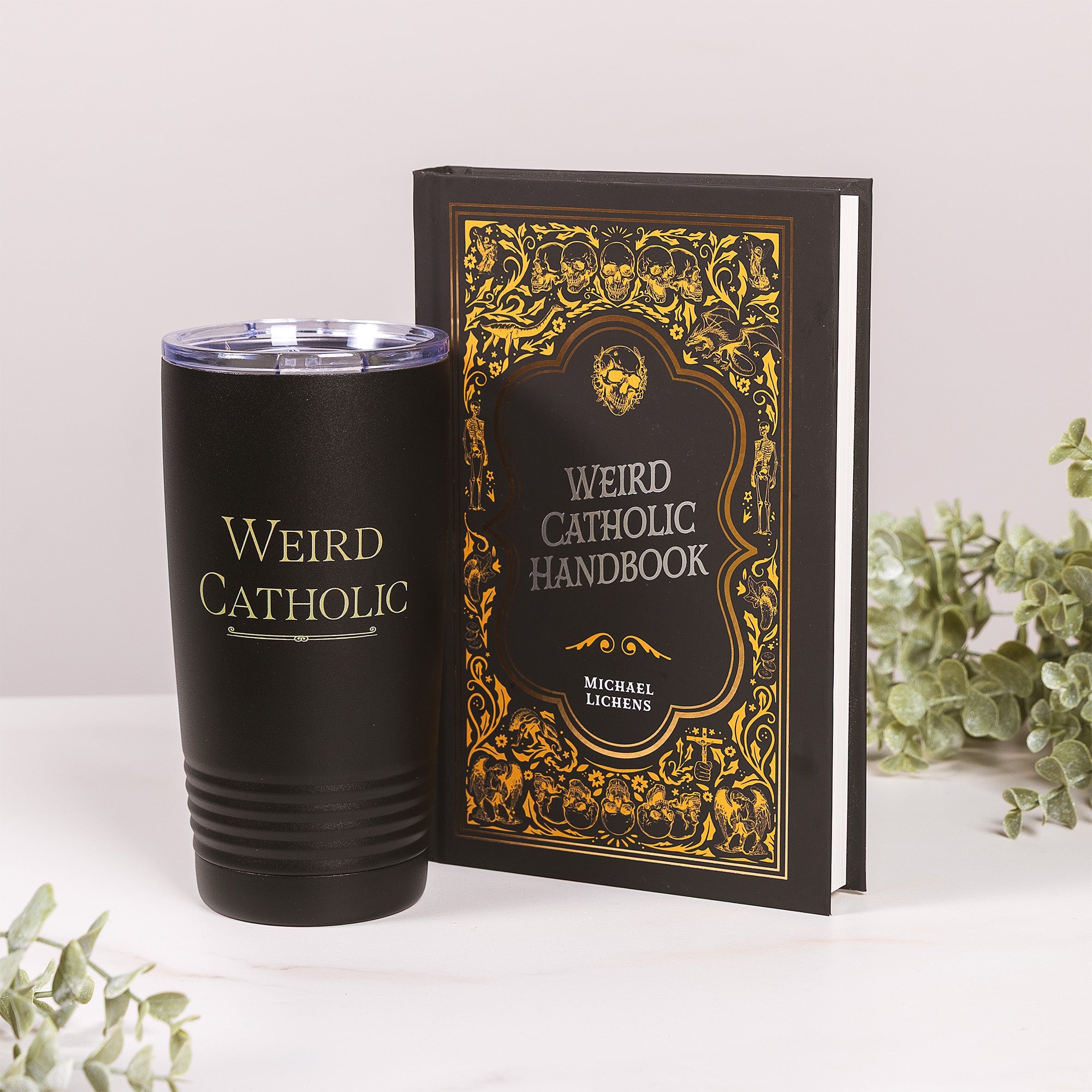 Weird Catholic Handbook & Tumbler Gift Set
