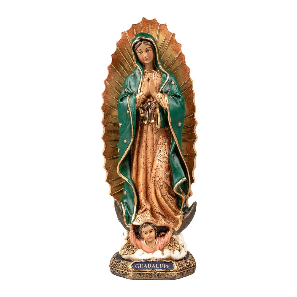 Our Lady of Guadalupe Large Statue - 13"