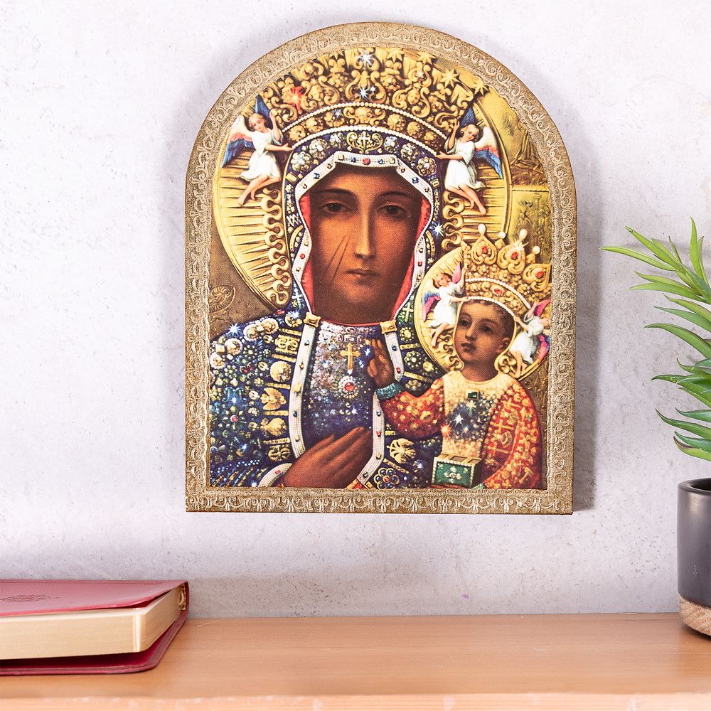 Our Lady of Czestochowa Icon Plaque