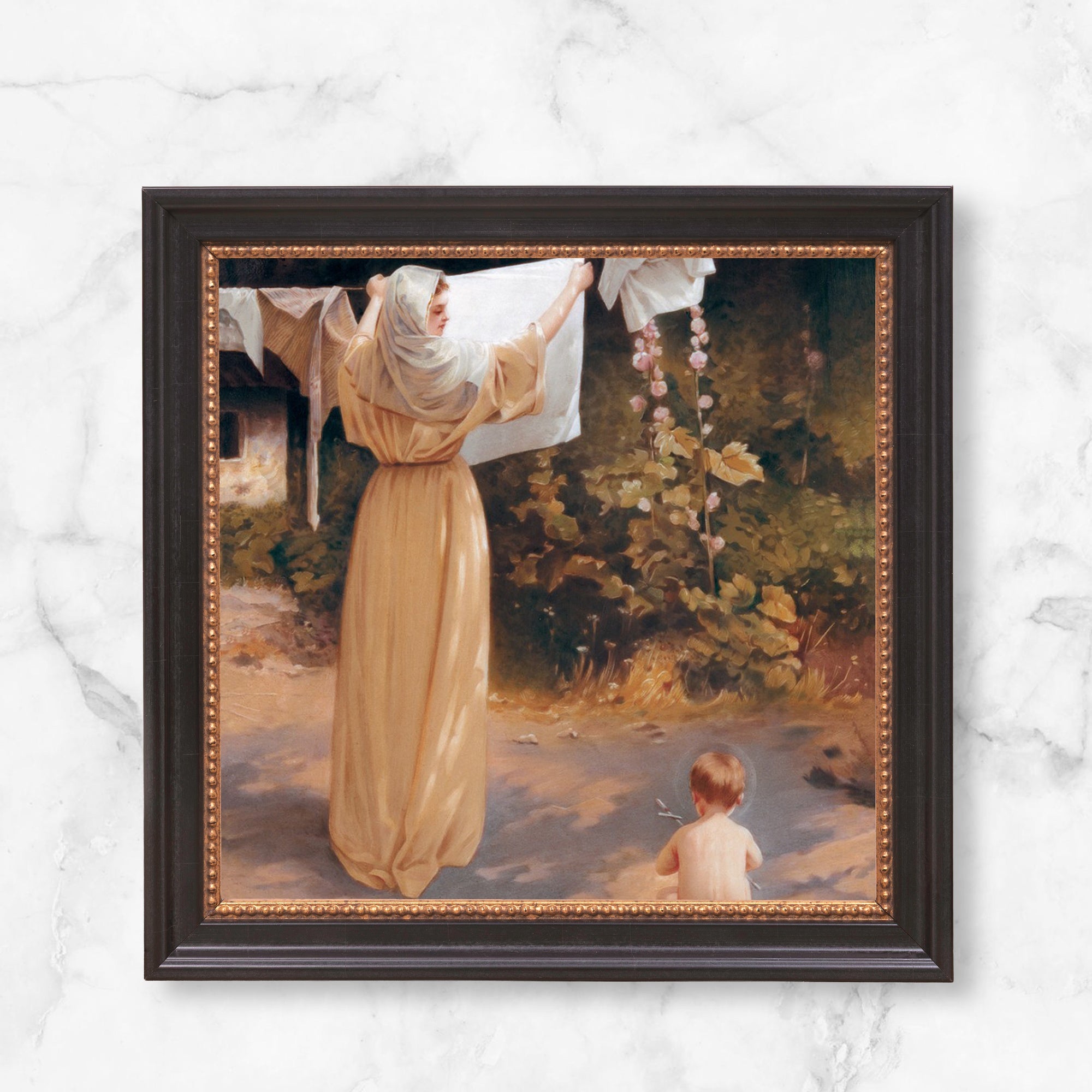 The Polish Madonna Framed Canvas - Sacred Mini Collection
