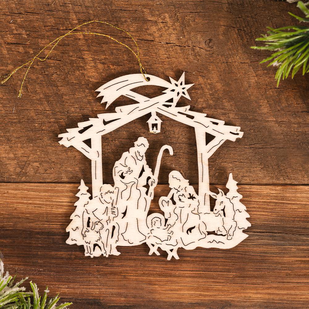Laser Cut Italian Nativity Ornament