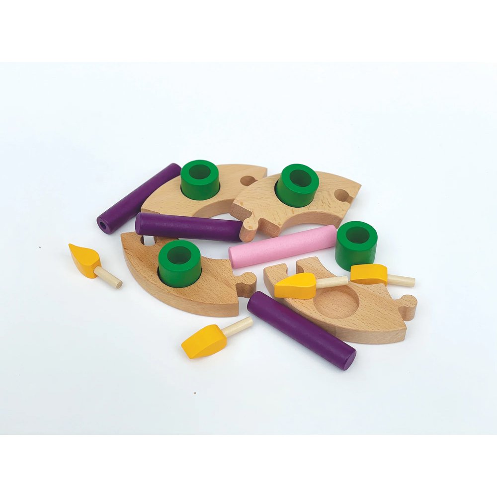 Kids Wooden Advent Wreath