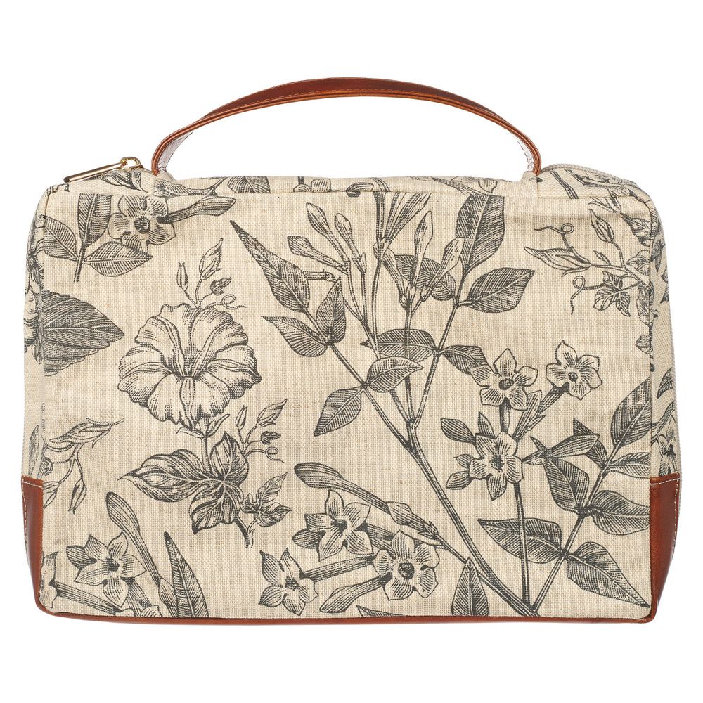 Amazing Grace Floral Canvas Bible Cover