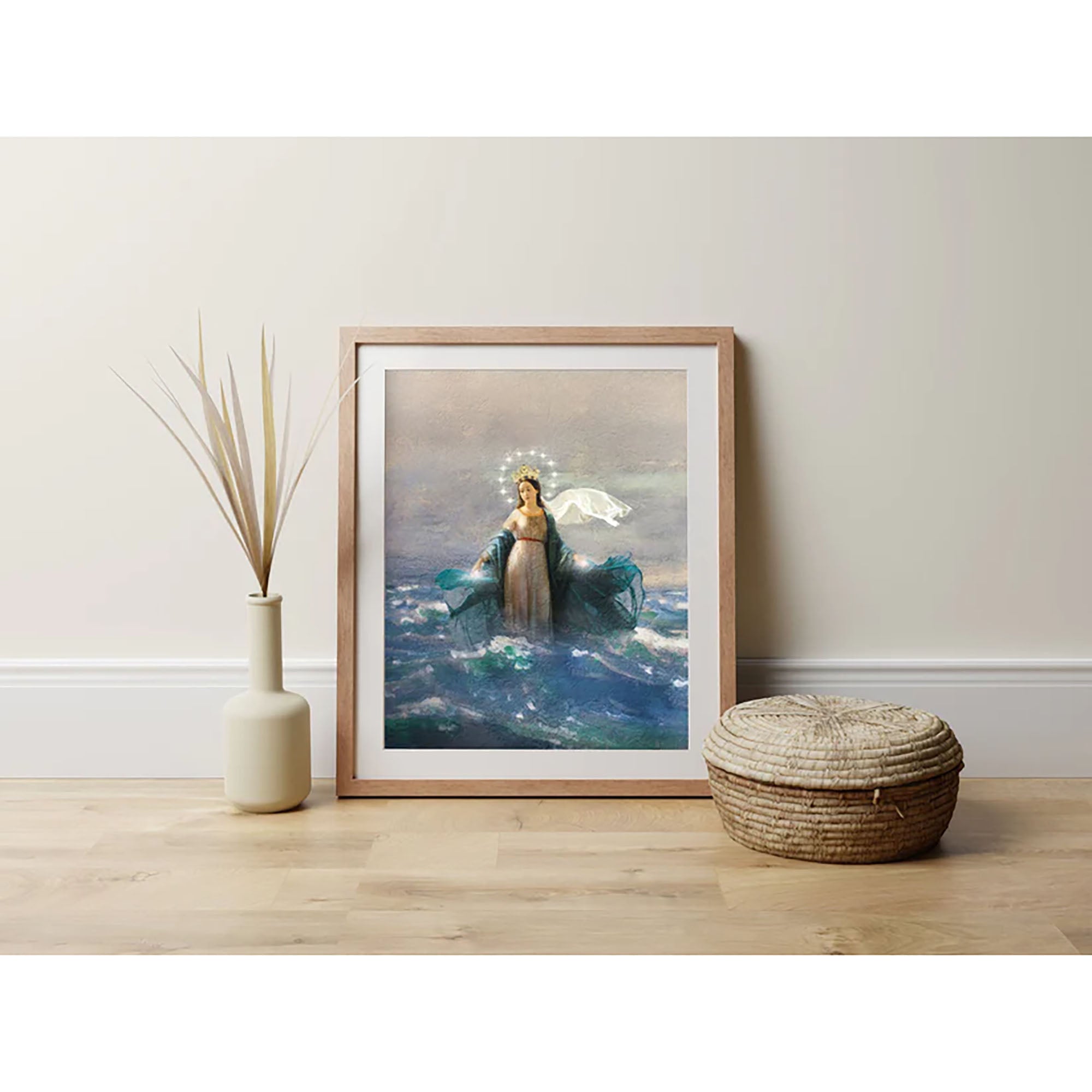 Stella Maris Star of the Sea Unframed Print - 8" x 10"