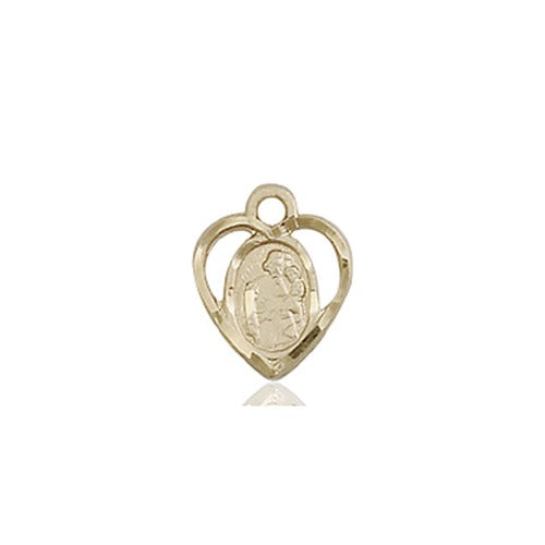 14kt Gold St. Joseph Medal