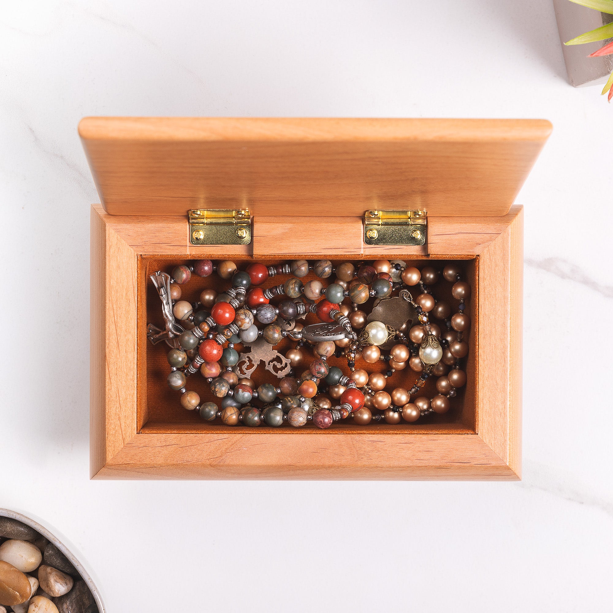 Personalized Come Holy Spirit Red Alder Keepsake Box