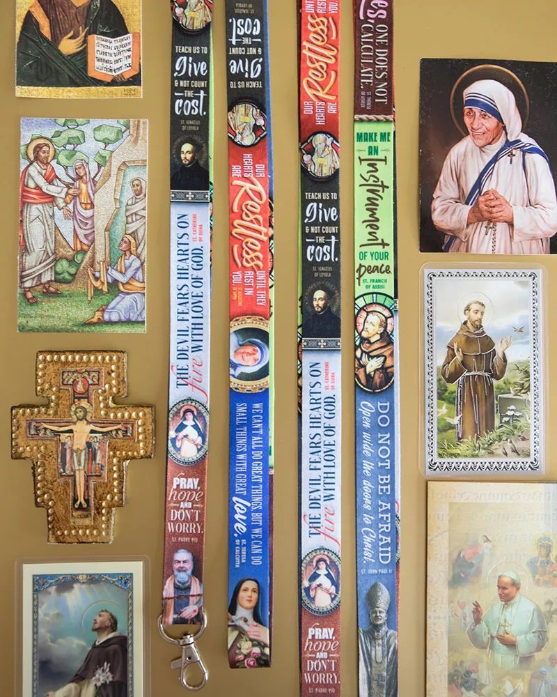 Catholic Saints Lanyard