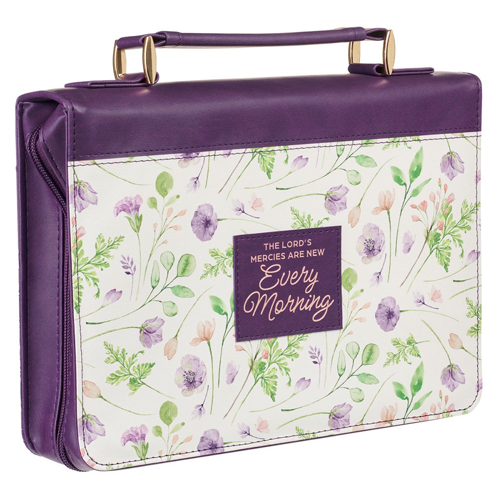 Lord's Mercies Floral Fashion Bible Cover