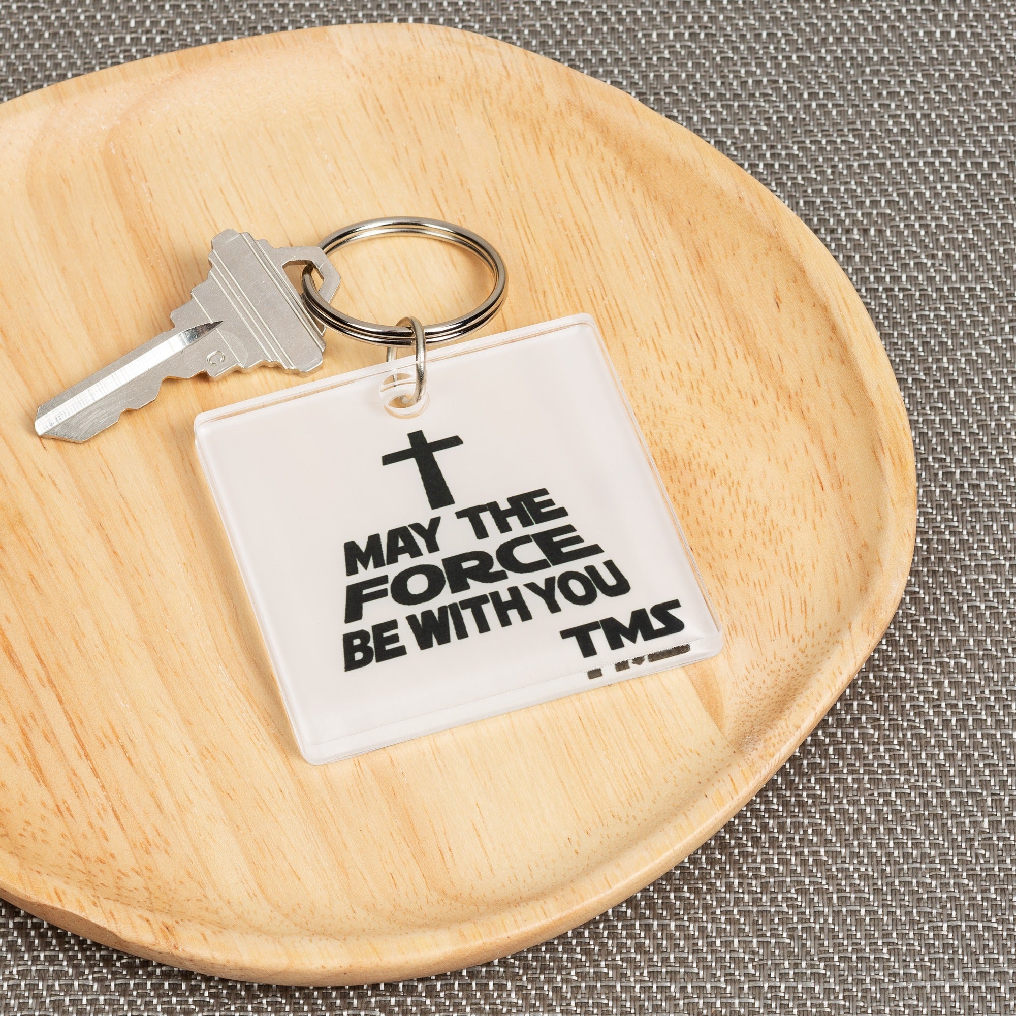 Personalized "Force Be with You" Key Chain
