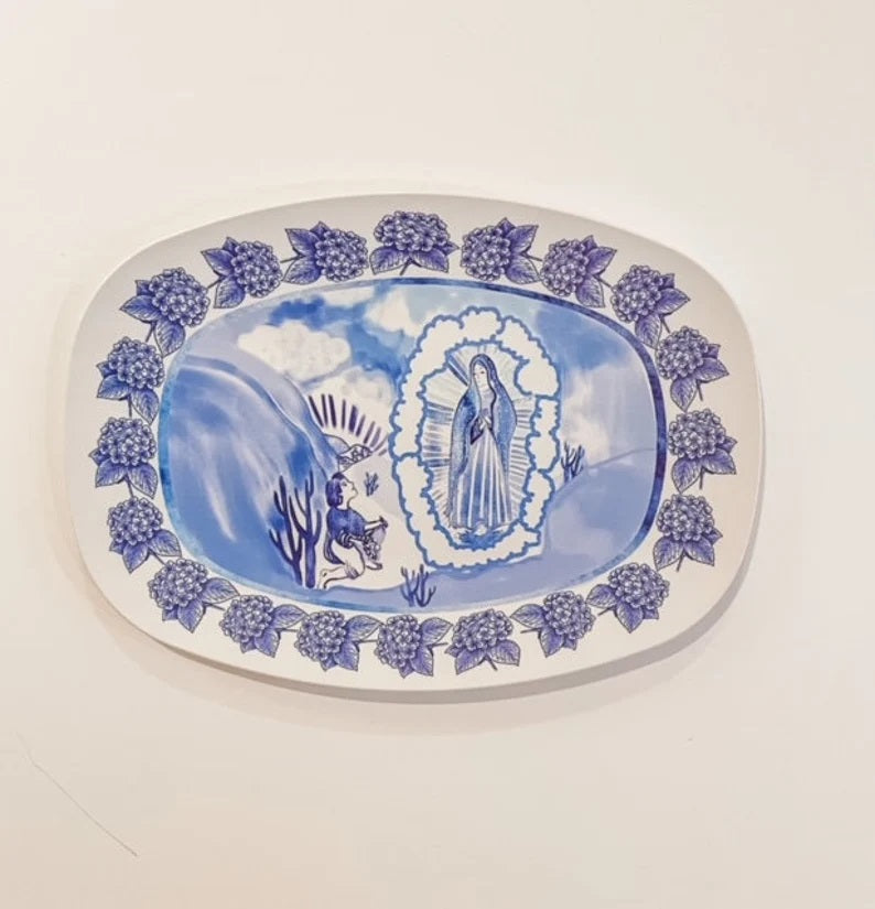 Virgin of Guadalupe Handmade Platter