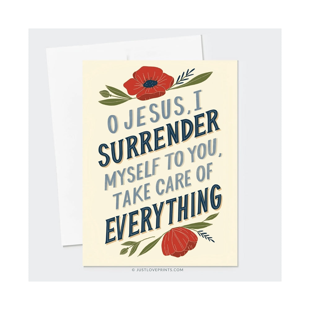 Surrender to Jesus Greeting Card