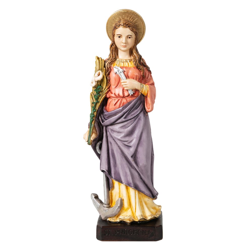 Italian St. Philomena Statue - 9.8"