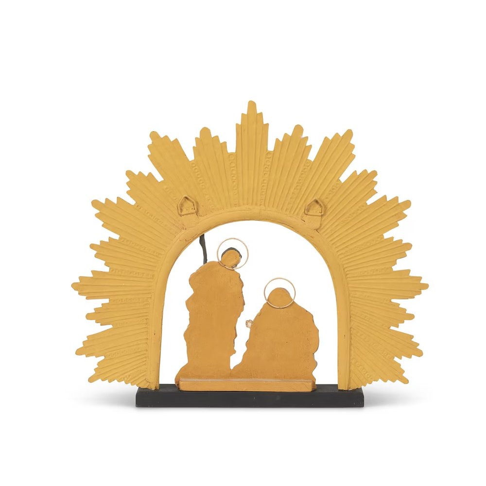 Radiant Sunburst One-Piece Nativity Scene