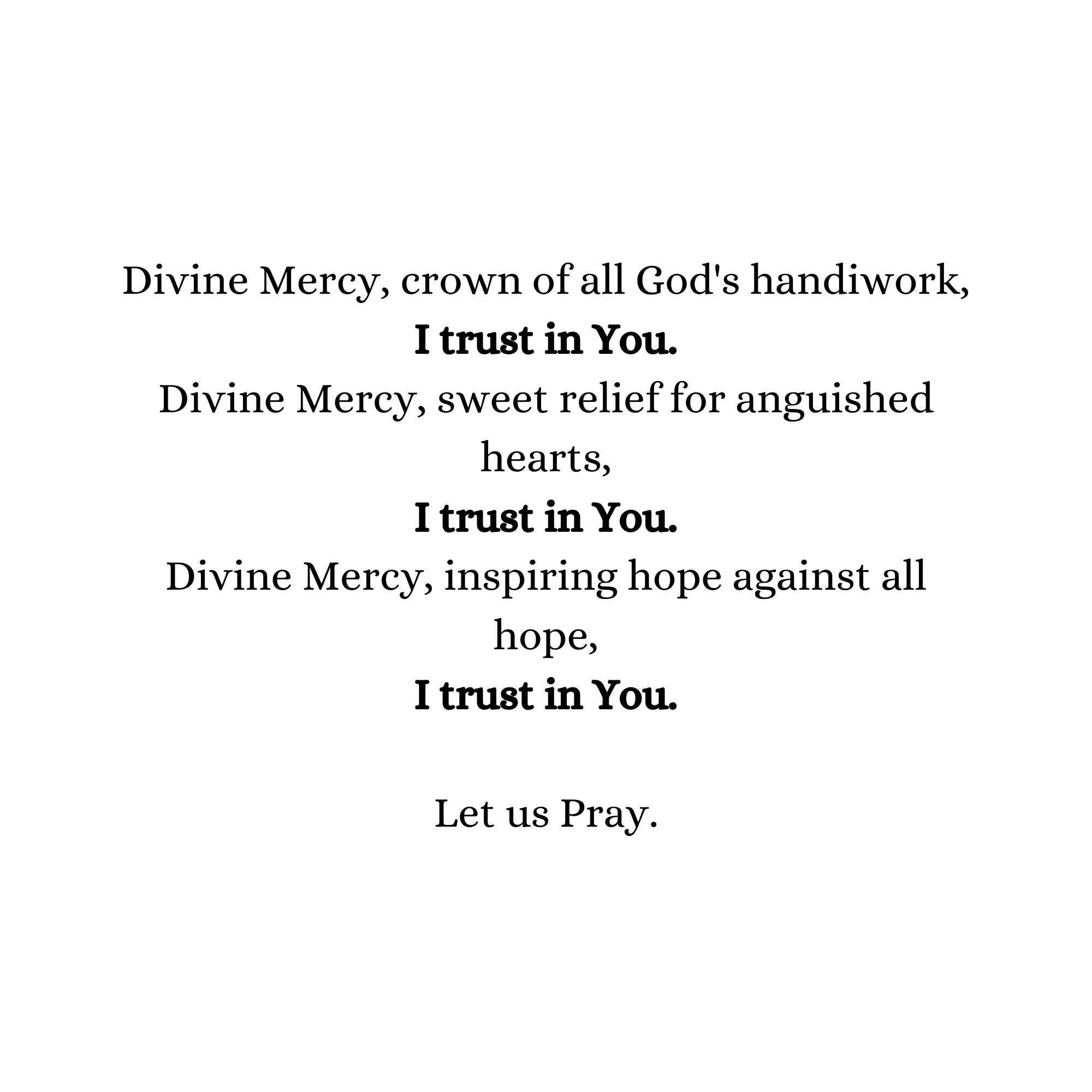 Litanies for Littles: Sacred Heart and Divine Mercy