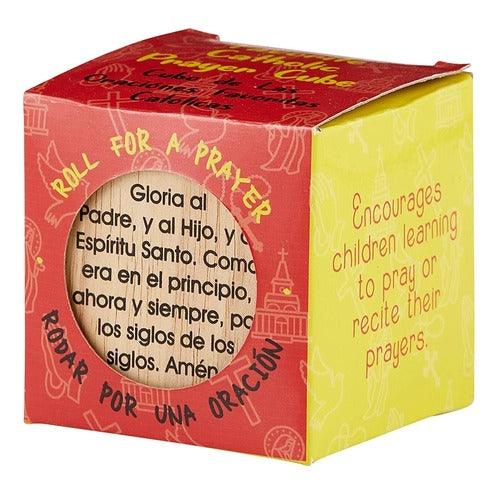 Catholic Prayers Cube in Spanish