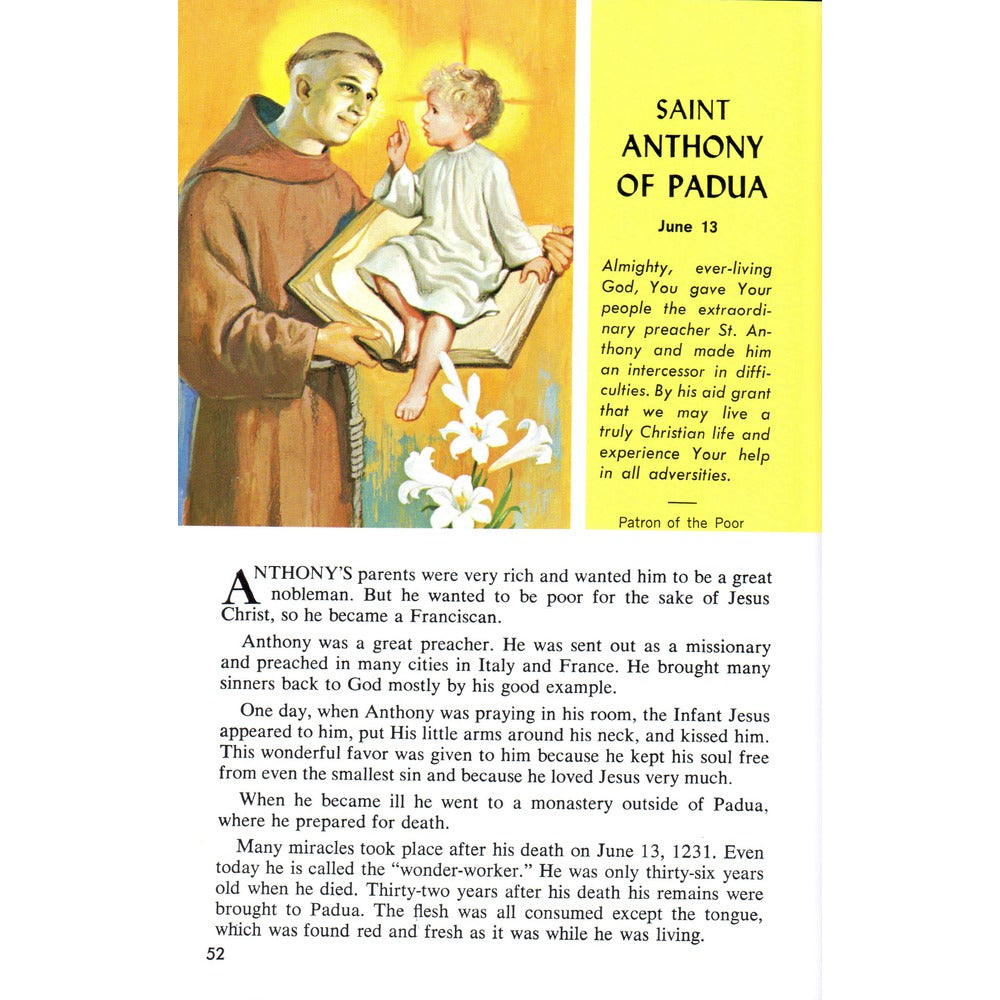 Picture Book of Saints - Burgundy