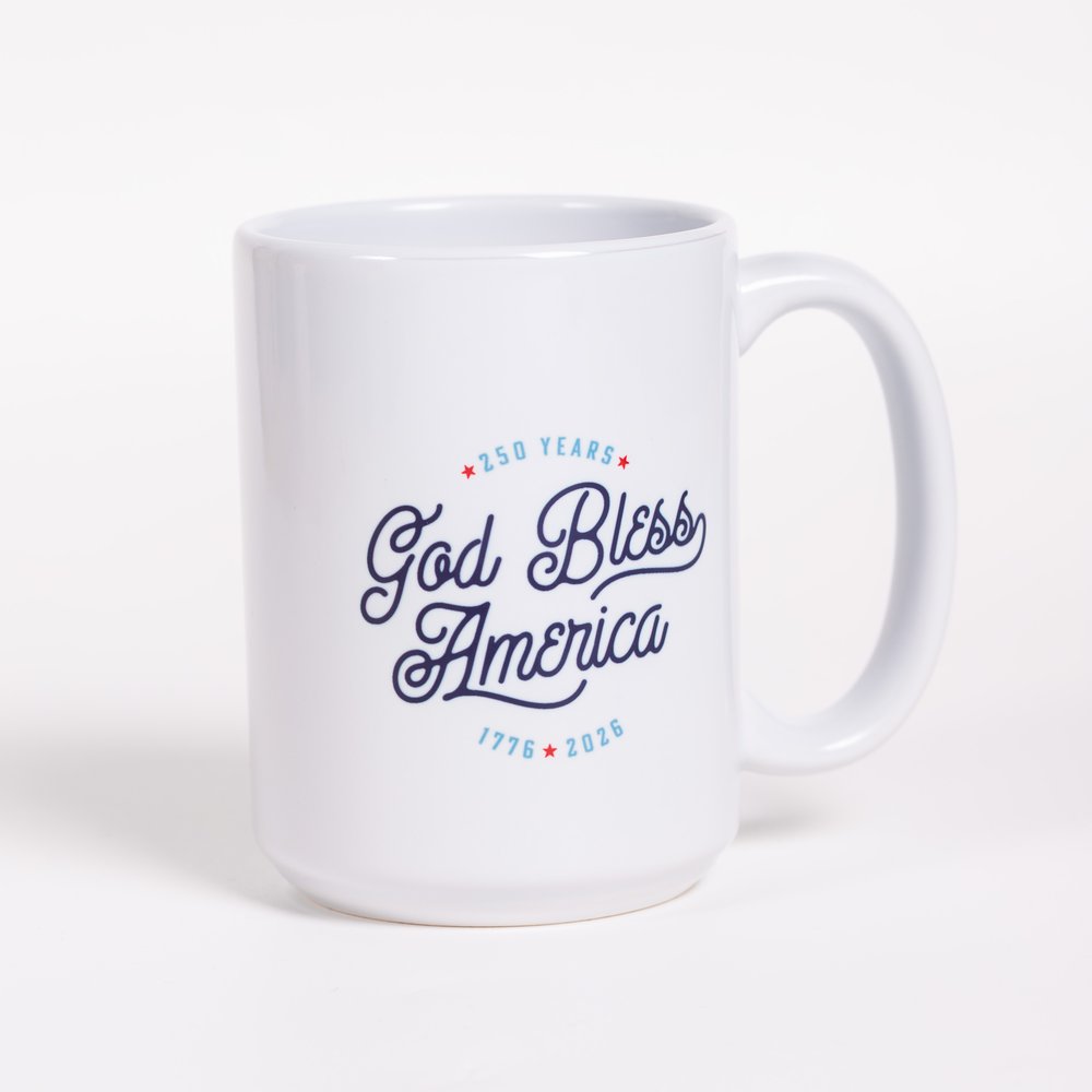 God Bless America 250th Commemorative Mug