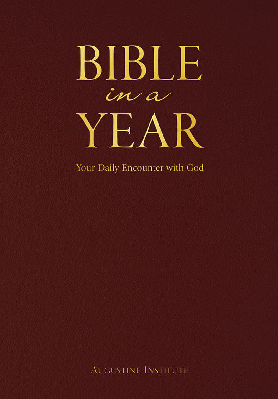 Bible in a Year - RSV Leatherbound Edition