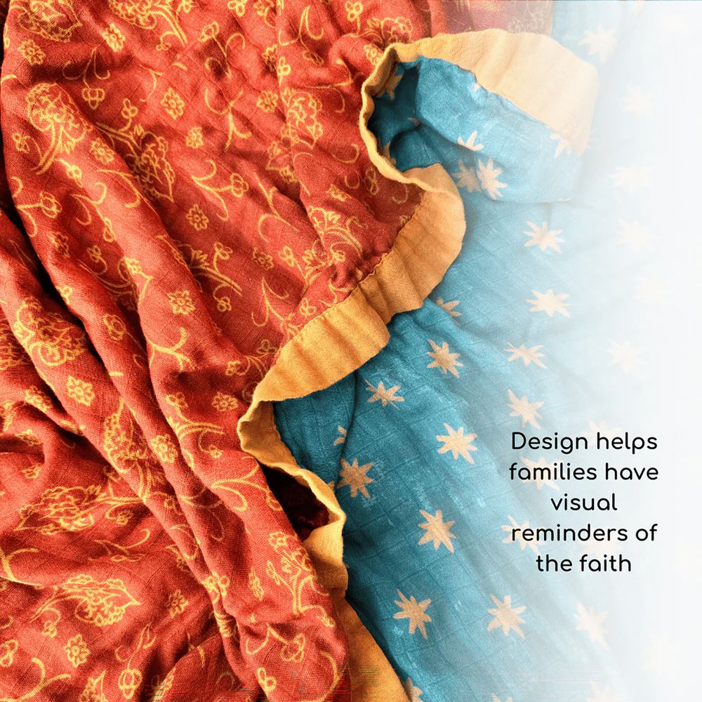 Guadalupe Stars & Mantle Luxury Muslin Kids Blanket