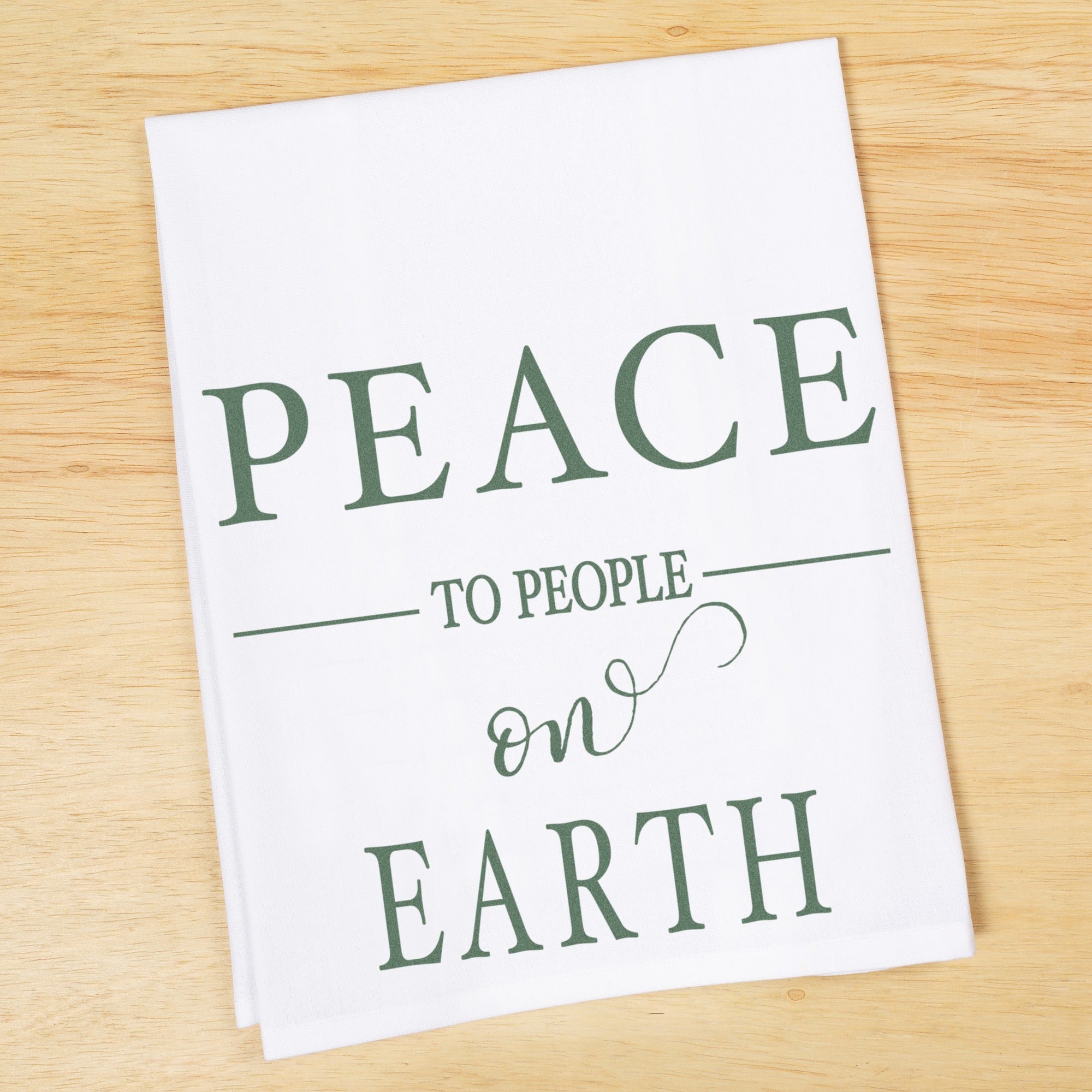 Peace On Earth Dish Towel