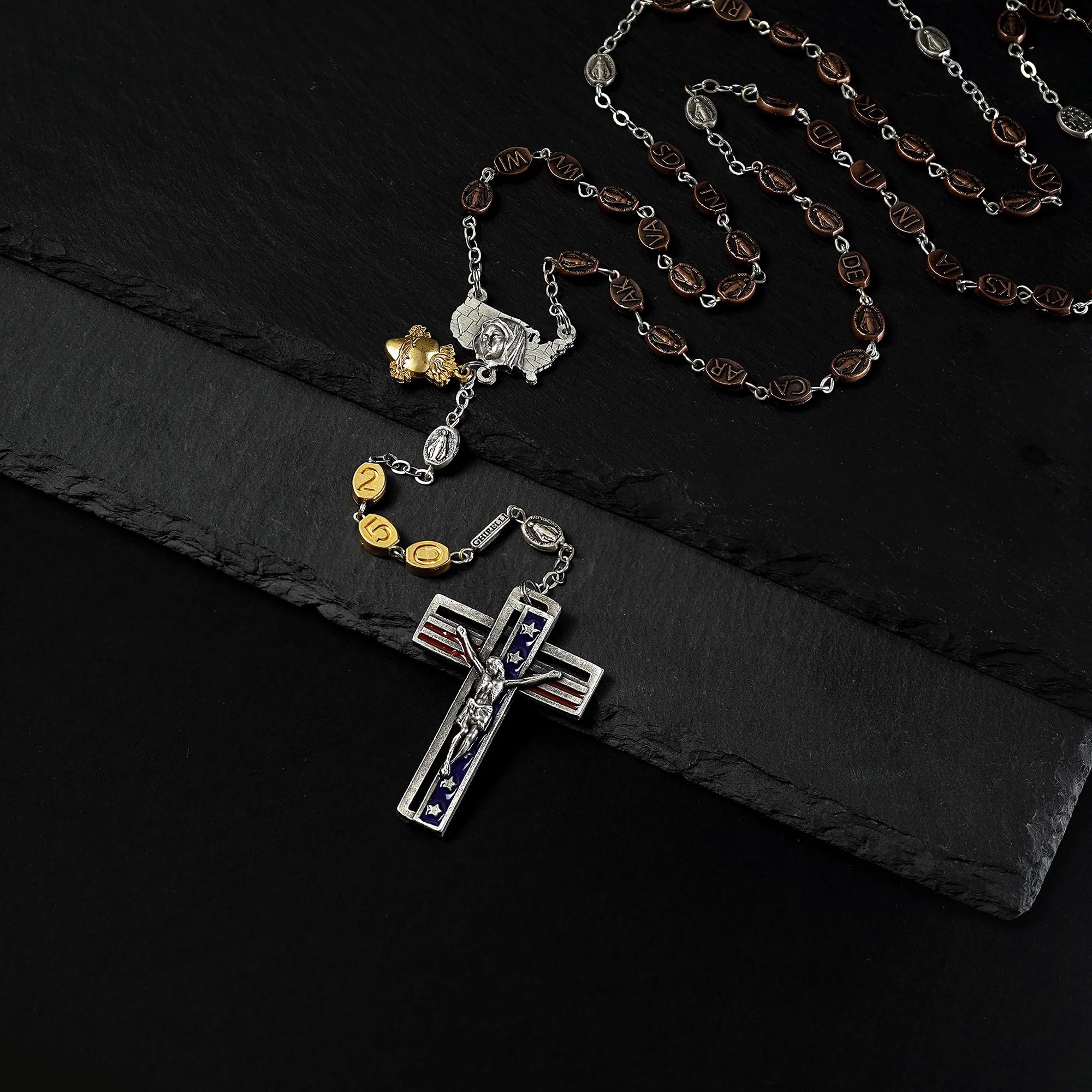 Ghirelli Limited Edition The United States 250th Anniversary Rosary