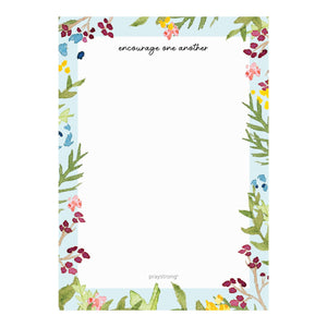 Encourage One Another Notepad - 5x7