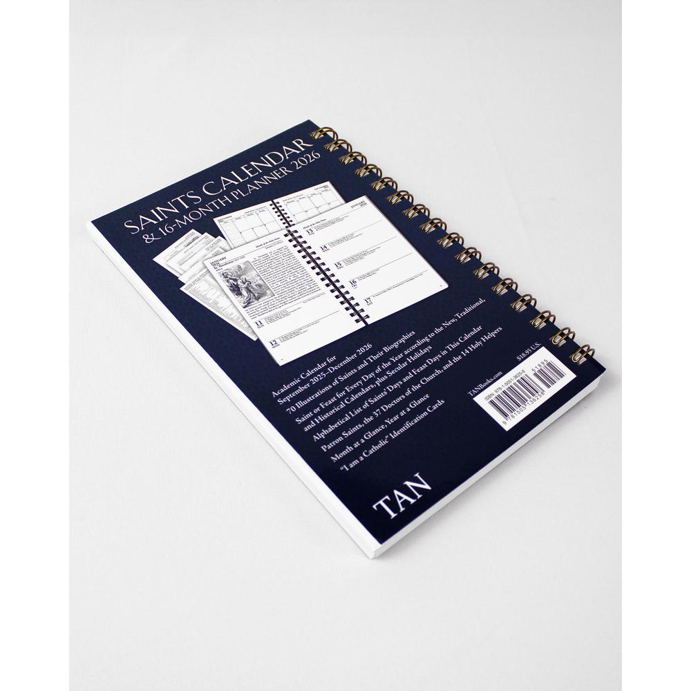 Saints Calendar & 16 Month Planner