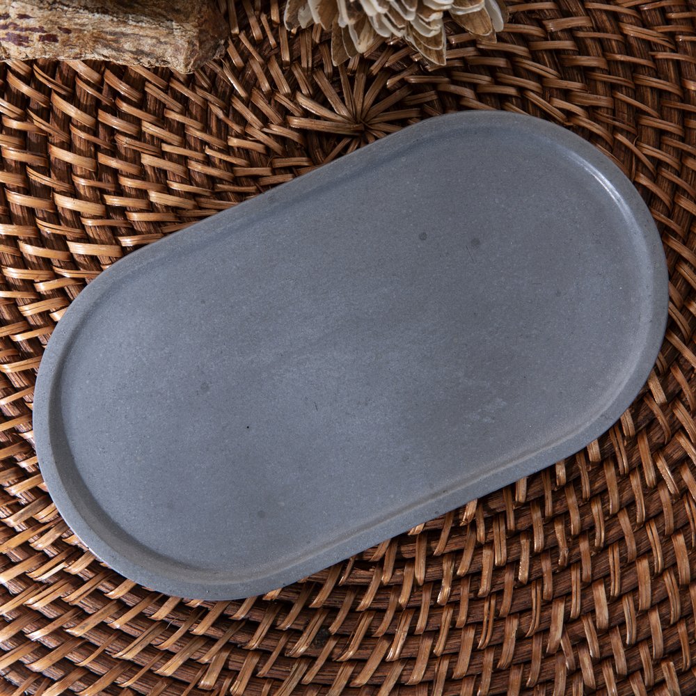 J. Lily Concrete Candle Tray