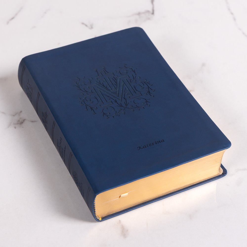Personalized  Marian Cross Bible