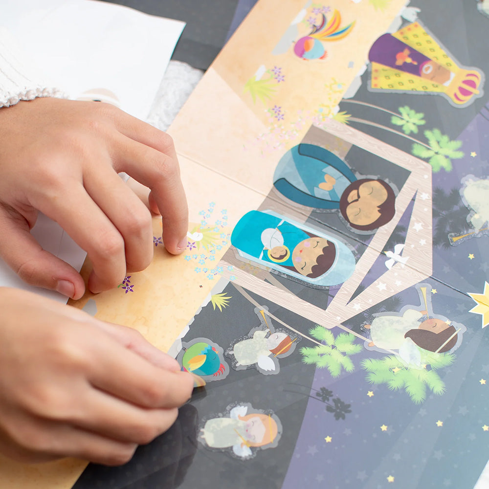 Advent Calendar & Reusable Nativity Sticker Set