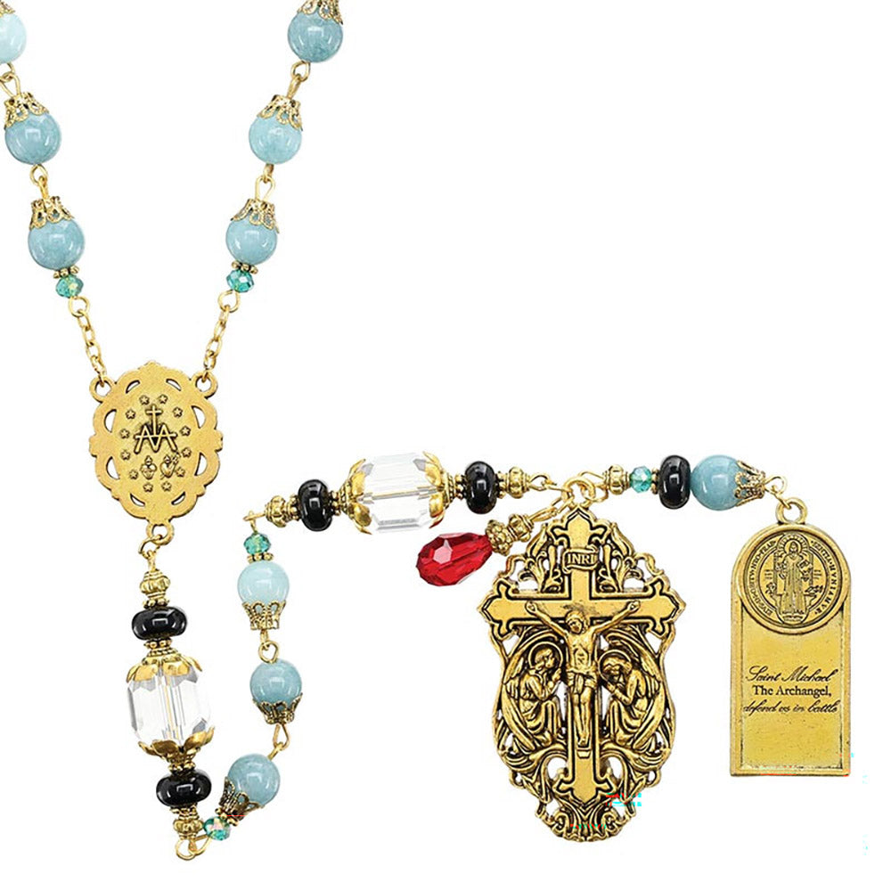 Spiritual Protectors Vintage Style Rosary