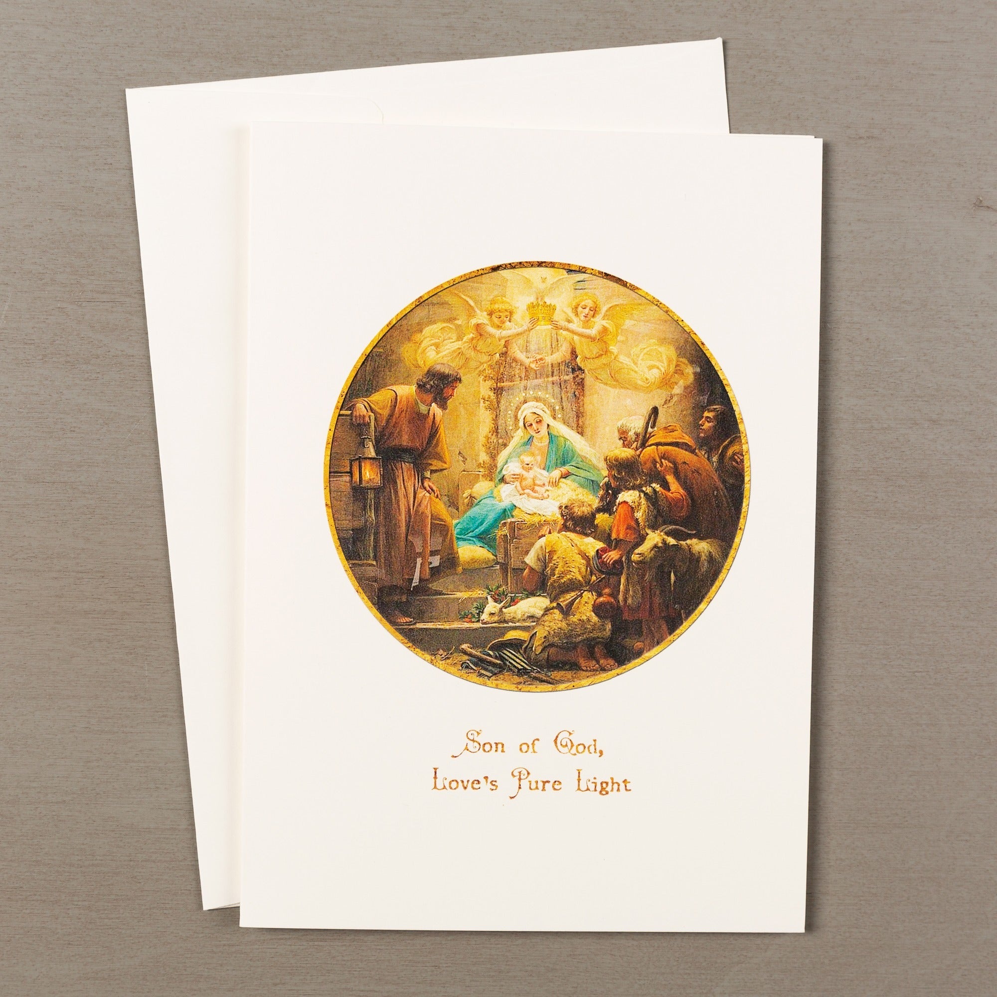 Vidal Adoration of the Shepherds Christmas Cards - Set of 20