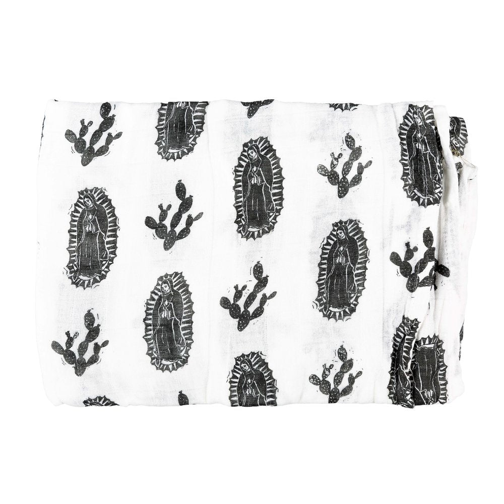 Be A Heart - Our Lady of Guadalupe Muslin Swaddle Blanket