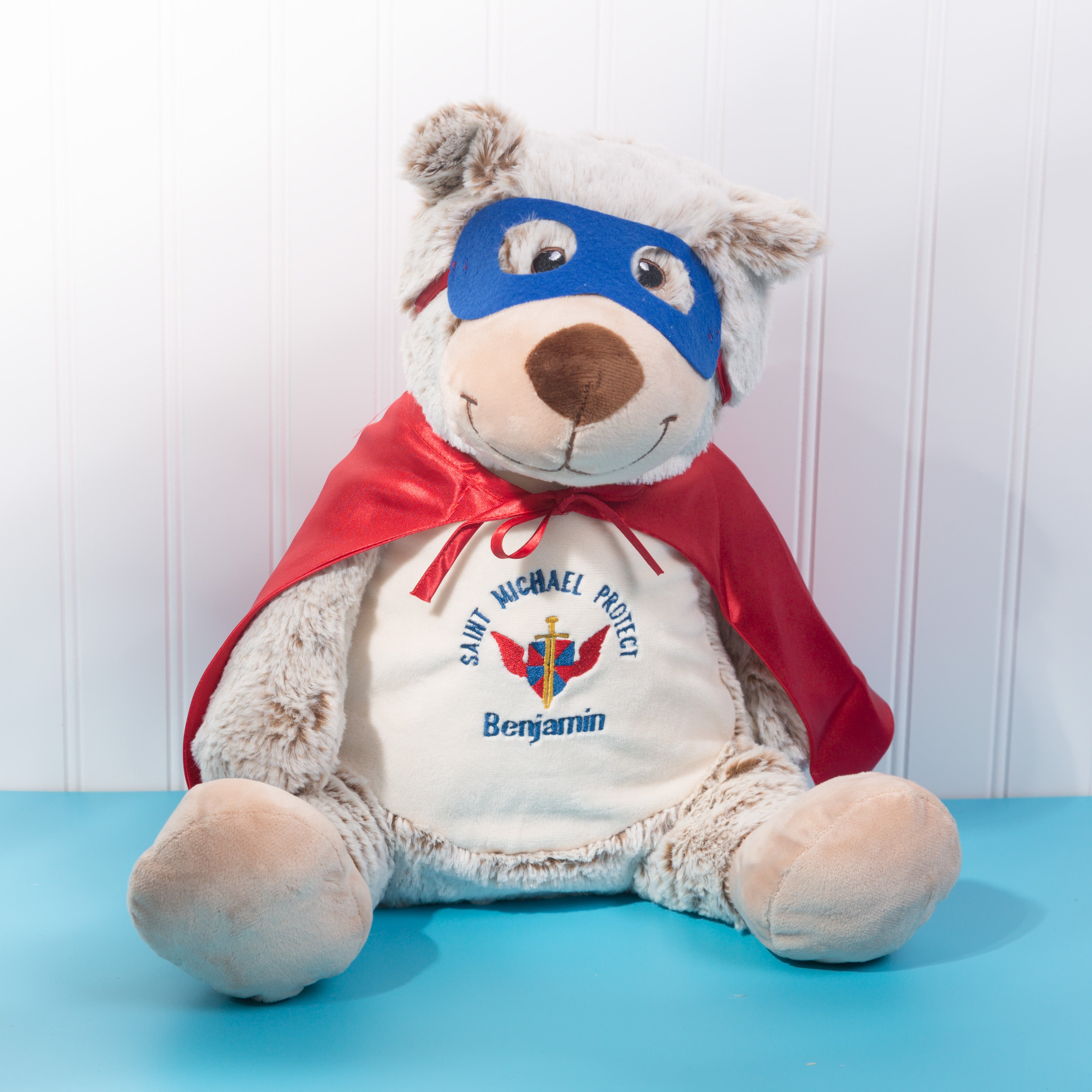 Saint Michael Superhero Bear Buddy