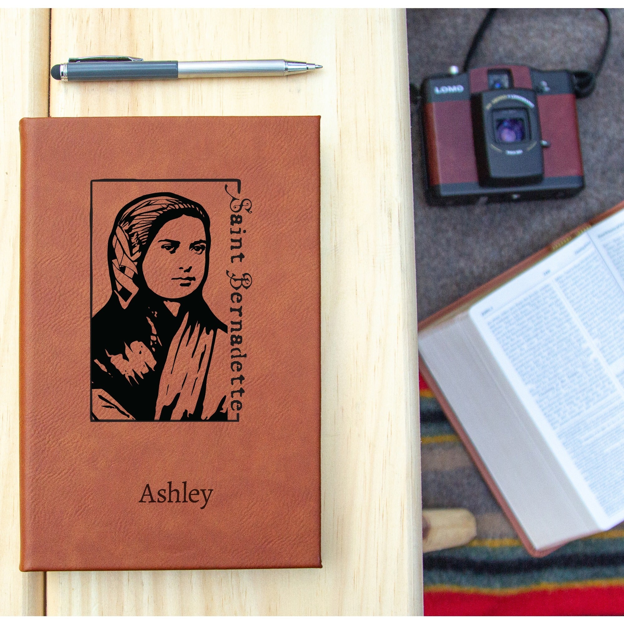 Personalized St. Bernadette Journal
