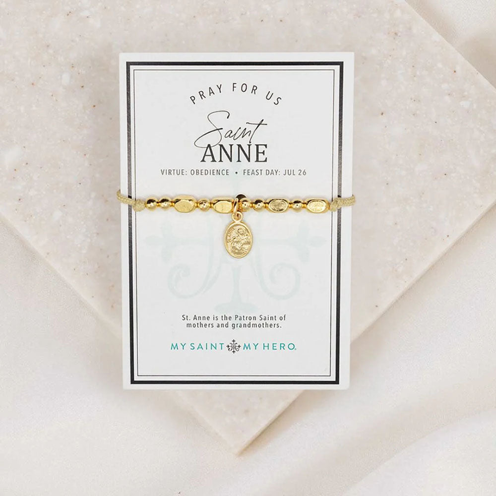 Gold St. Anne Little Saints Bracelet