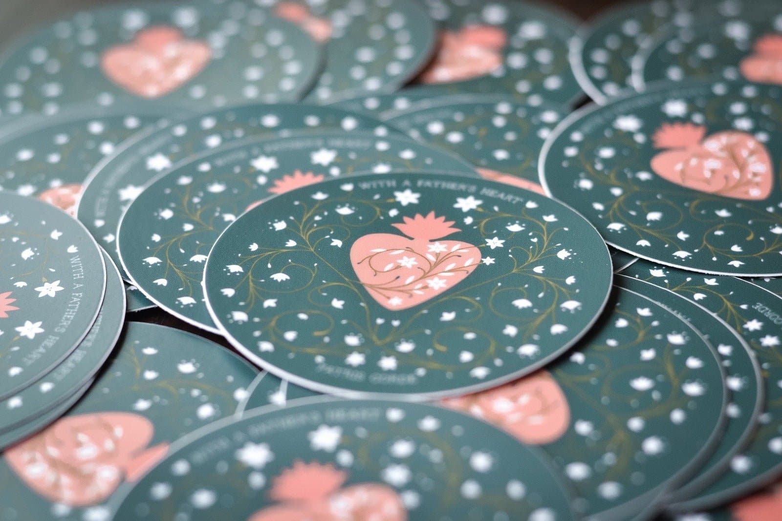 Chaste Heart of St. Joseph Vinyl Sticker