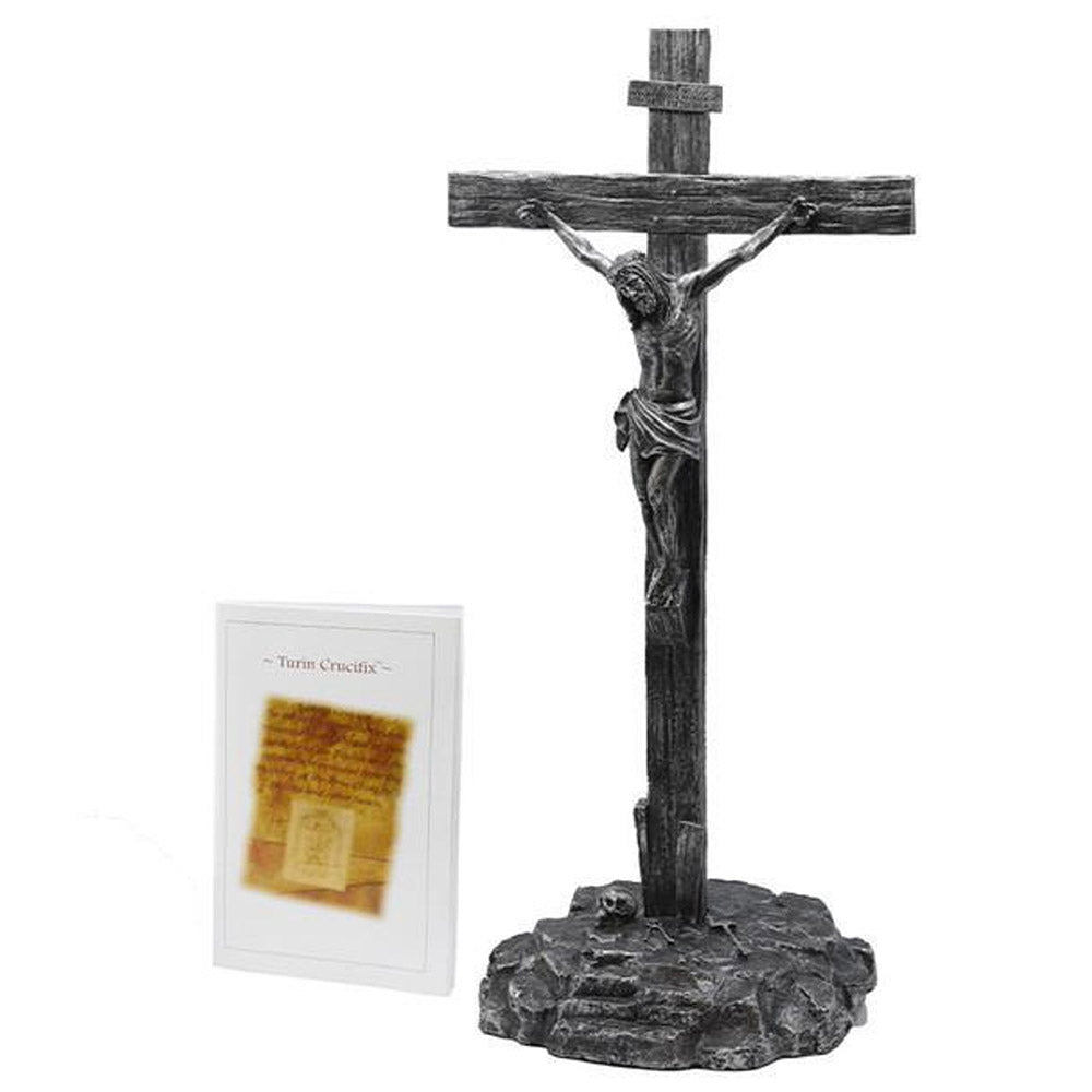 Turin Crucifix with Companion Book - 19.5"