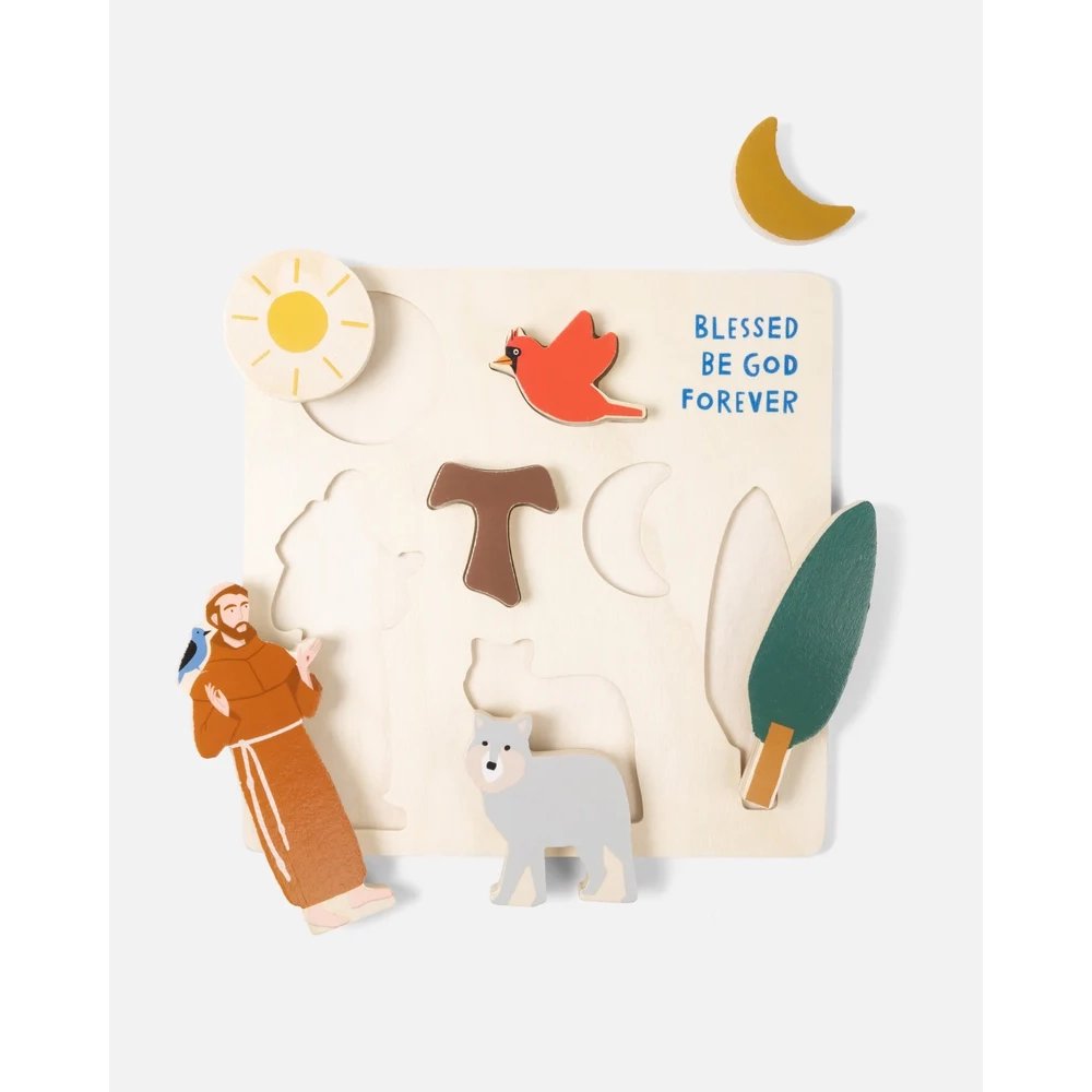 Be A Heart St. Francis Wooden Puzzle