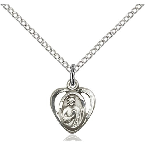 Sterling Silver St. Jude Pendant - 2508316