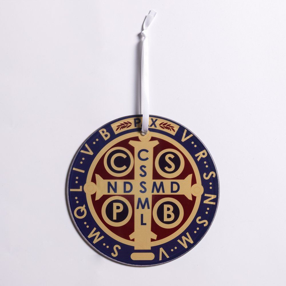 St. Benedict Home Blessing Suncatcher