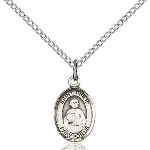Sterling Silver St. Philip The Apostle Petite Pendant