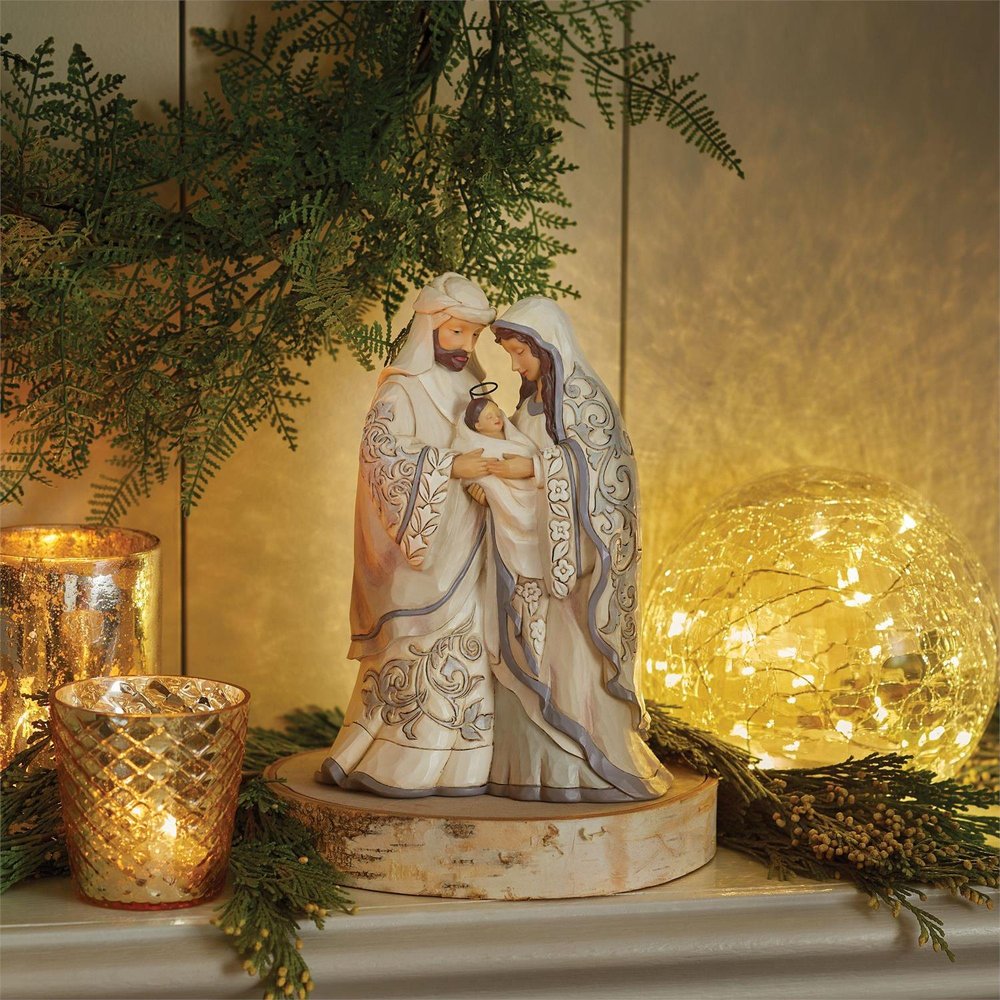 Jim Shore Woodland Holy Family - 8"