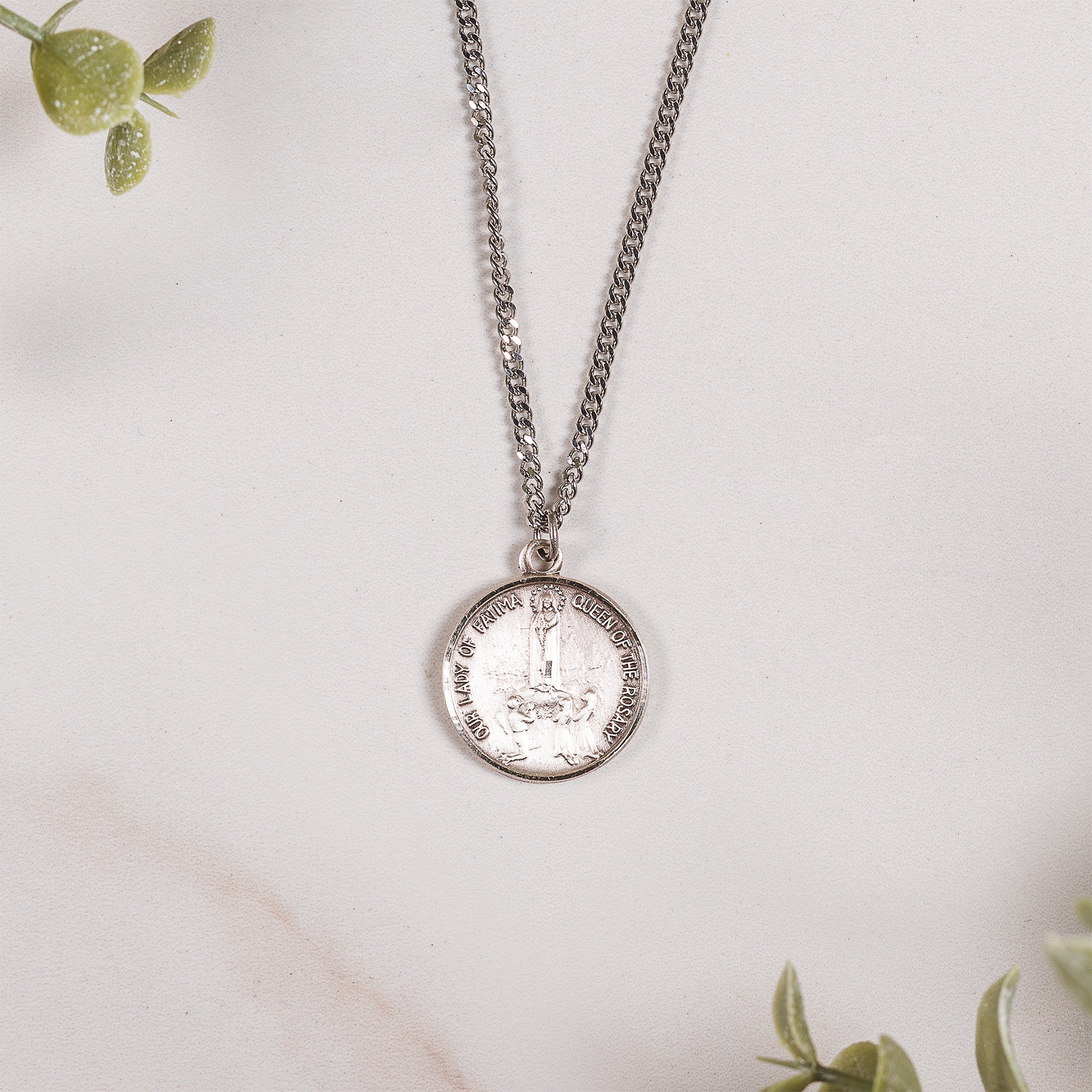 Our Lady of Fatima Queen of the Rosary Necklace