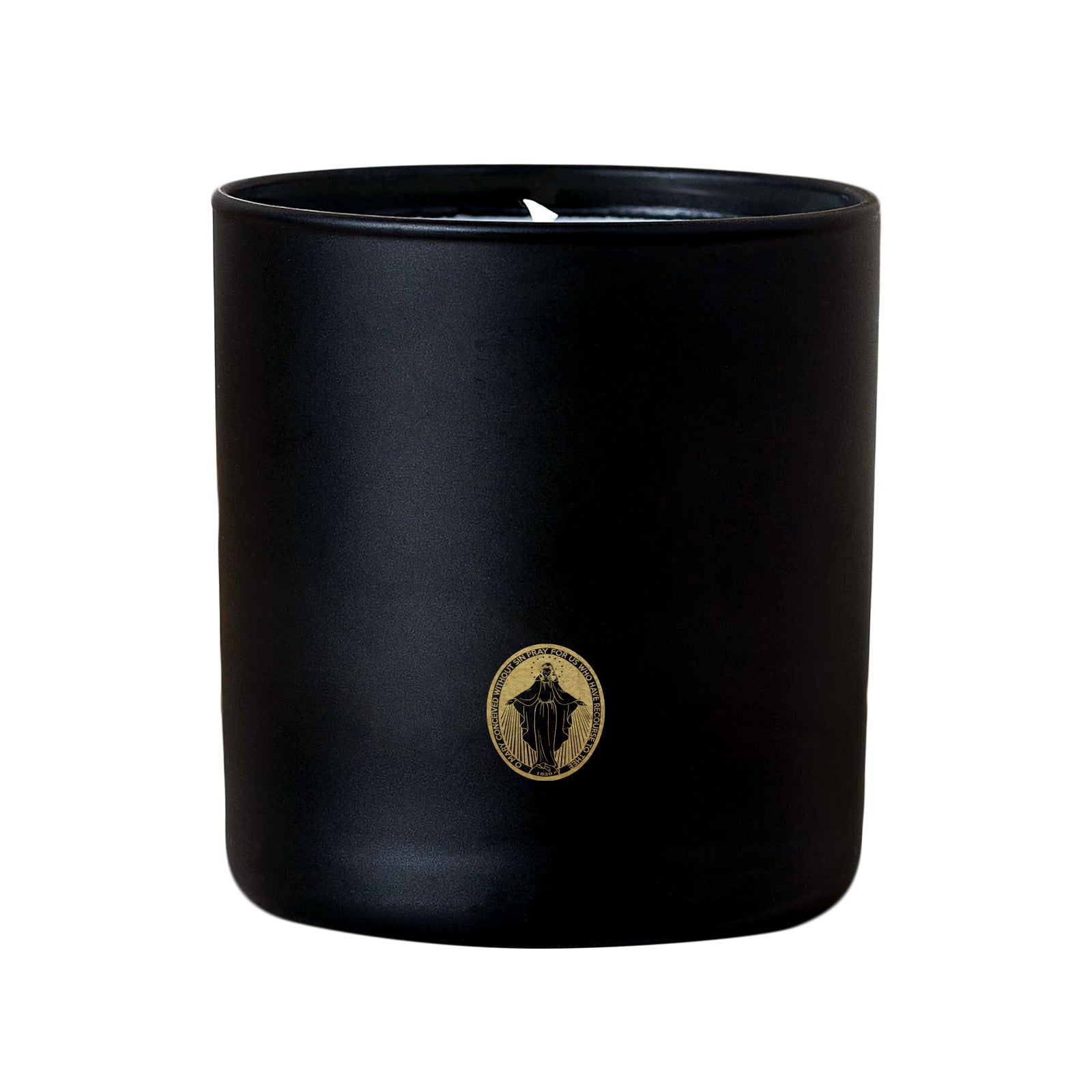 Black & Gold Miraculous Medal Candle