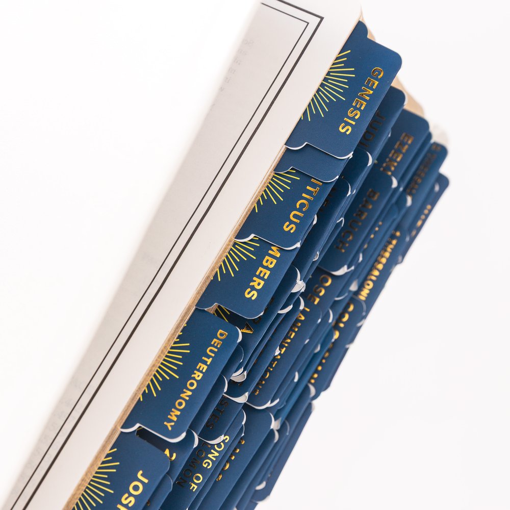Blue Light to My Path Catholic Bible Tabs
