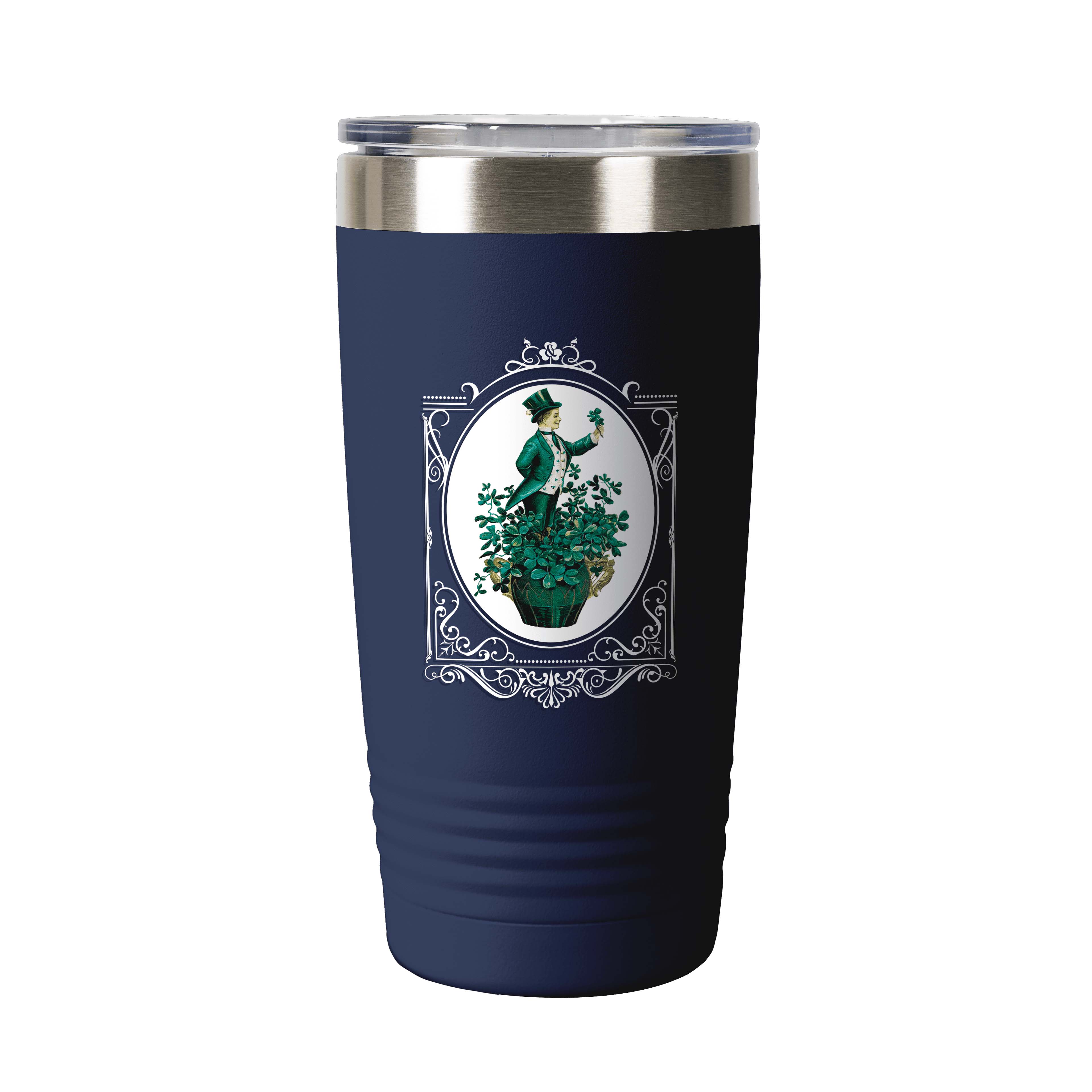 Thank God For Coffee Irishman Blue Tumbler